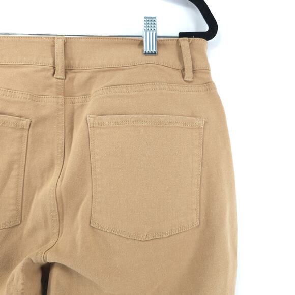 LL Bean Vintage Classic Fit High Rise Camel Comfort Soft Luxe Denim Straight 10R - Picture 10 of 16